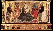 GOZZOLI, Benozzo Madonna and Child with Sts John the Baptist, Peter, Jerome, and Paul dsgh painting